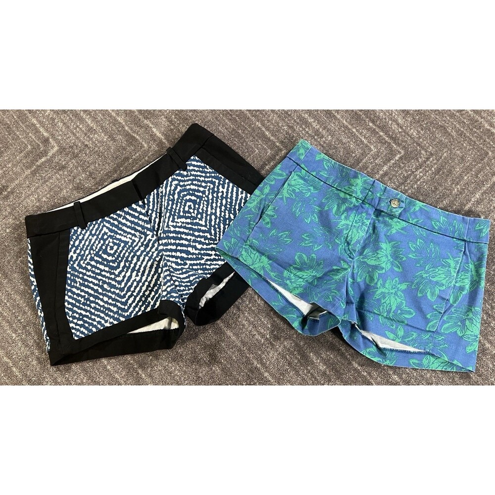 J Crew Women's Stretch Preppy Chino Shorts Lot of 2 Size 4